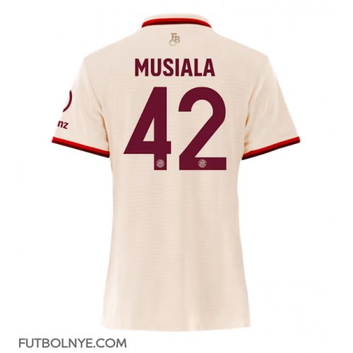 Camiseta Bayern Munich Jamal Musiala #42 Tercera Equipación para mujer 2024-25 manga corta